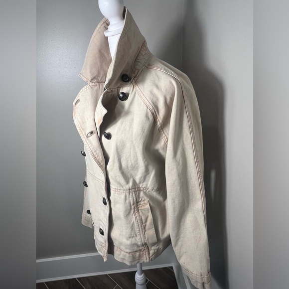 NWT We The Free viva surplus jacket double breasted cropped trench fisherman - Picture 6 of 12